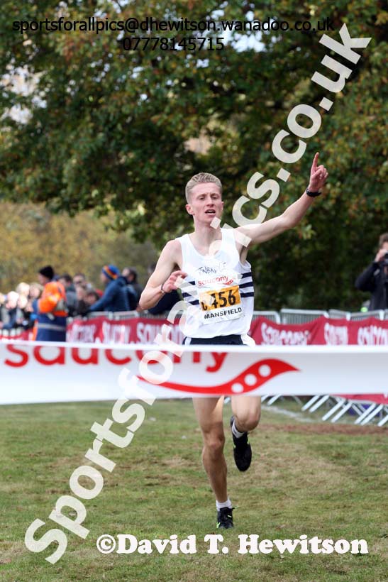 Junior men, 2016 National Cross Country Relays, Berry Hill Park, Mansfield. Photo: David T. Hewitson/Sports for All Pics